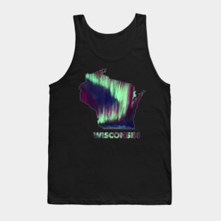 Wisconsin - Northern Lights Tank Top